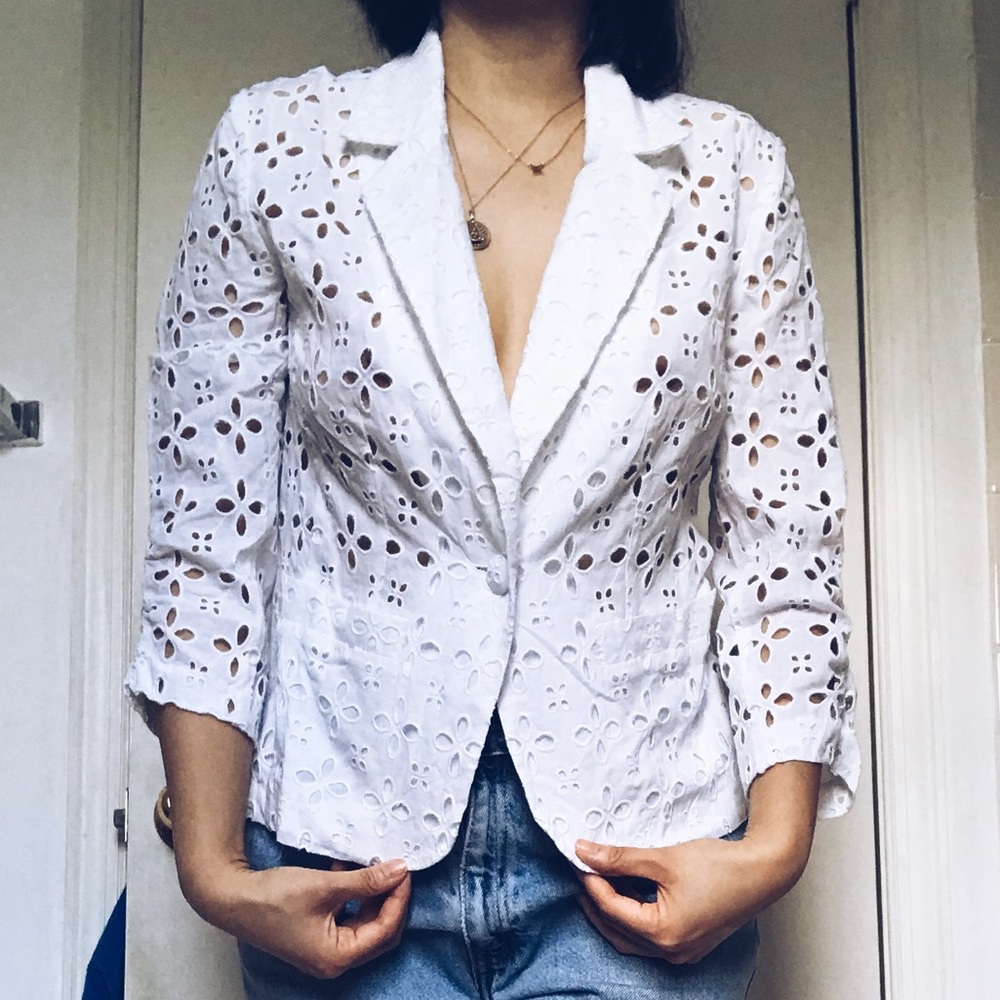 Eyelet blazer - Picture 3 of 5